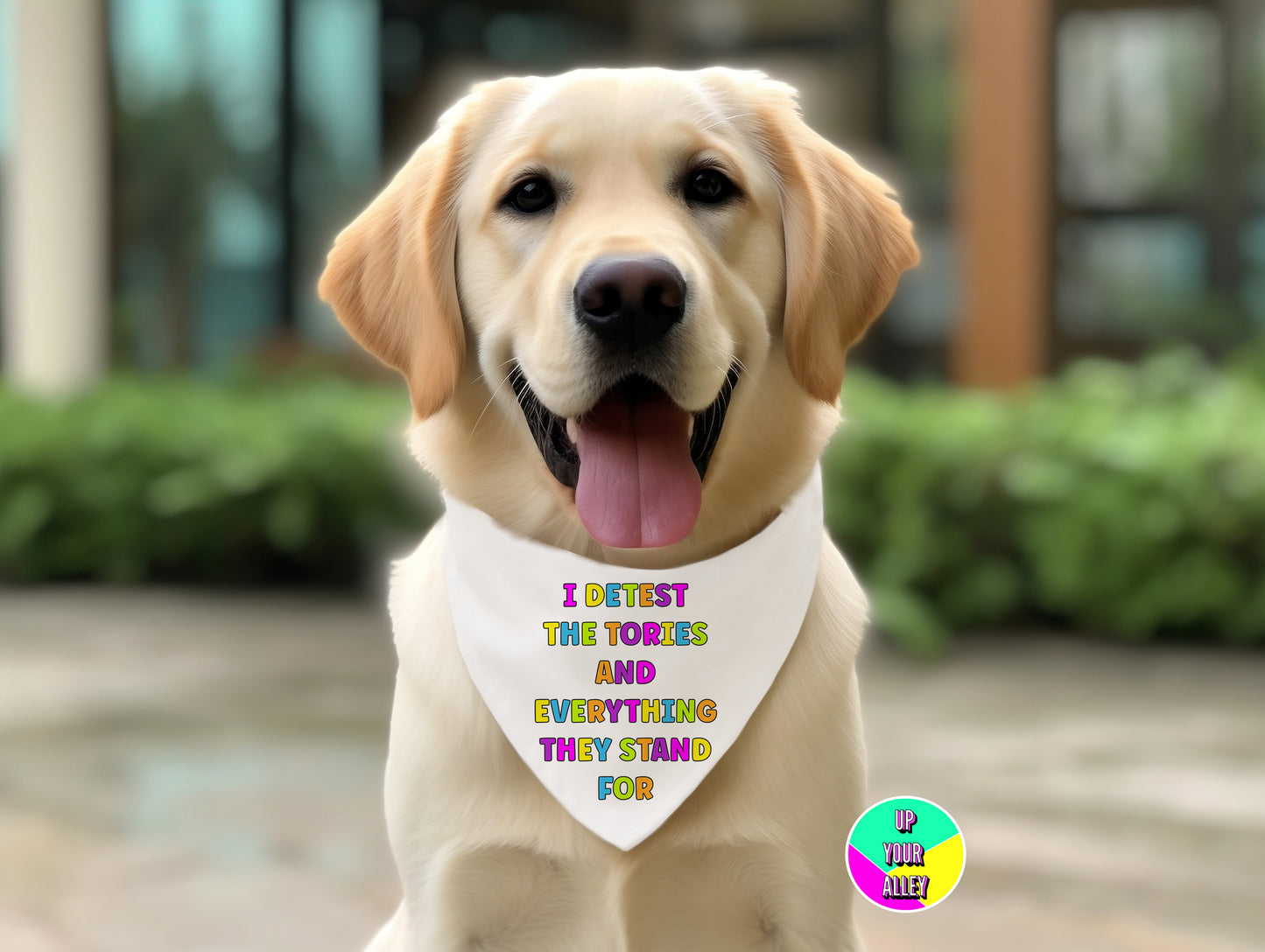 I Detest Tories Dog Bandana