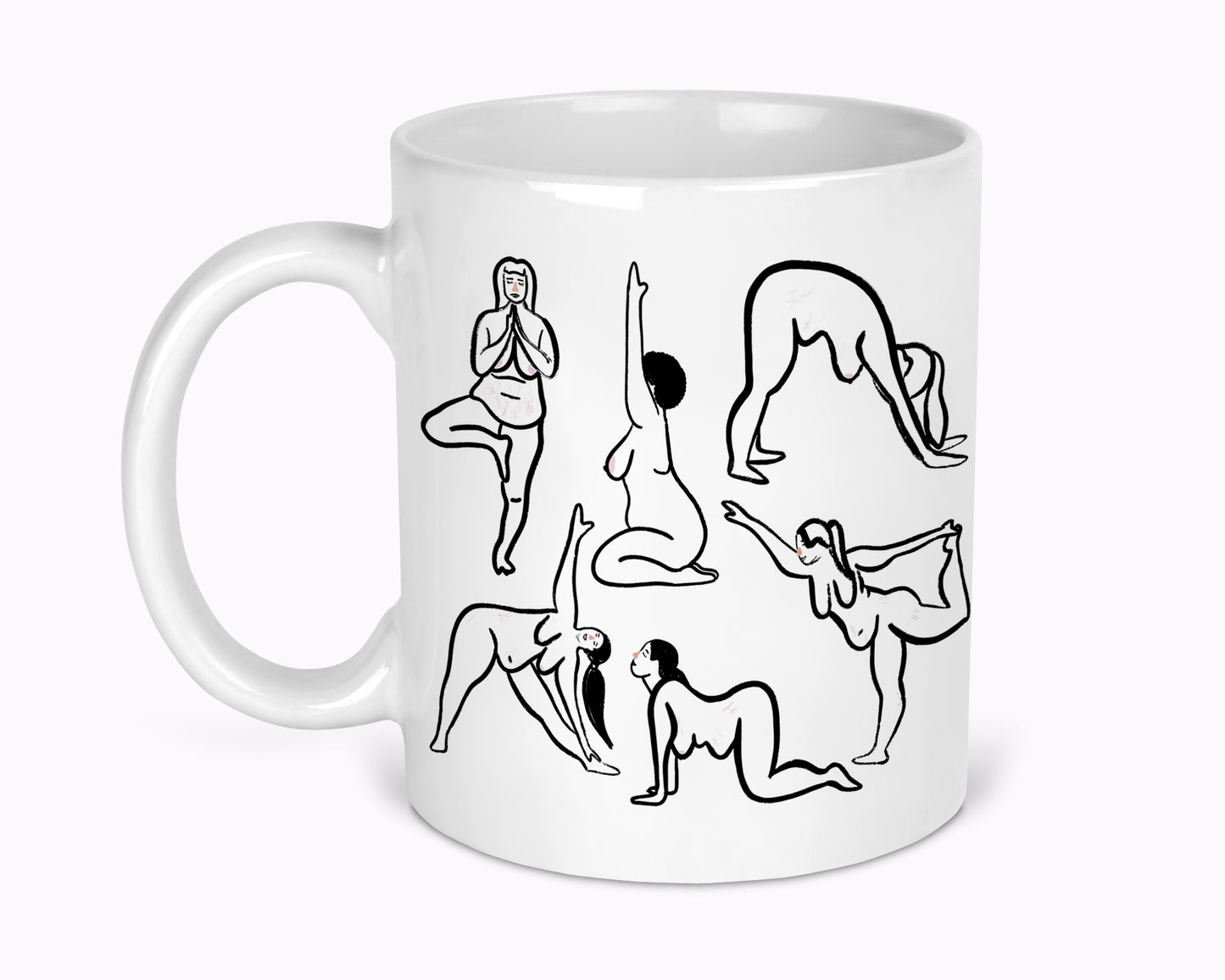 Yoga Pose Feminist Body Positive 11oz Mug