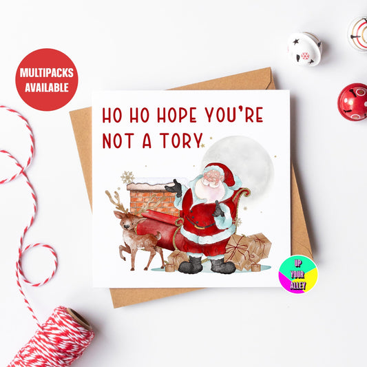Ho Ho Hope You're Not A Tory Christmas Card