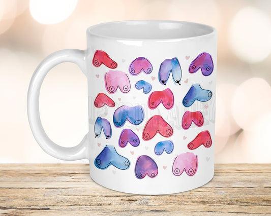 Boob Print Mug l Breastfeeding Gift l Feminist l Mastectomy
