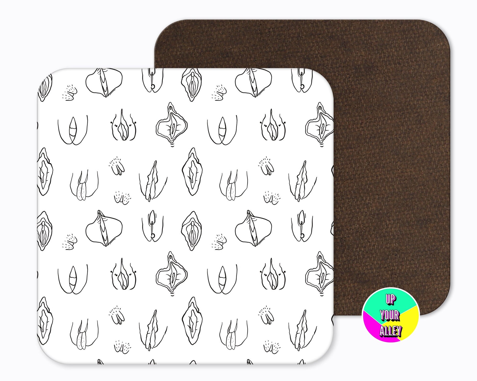 Vulva Coaster l Viva La Vulva l Vulva Not Vagina