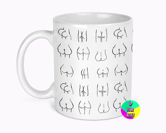 Bum Mug l Bottom Buttocks Funny Mug