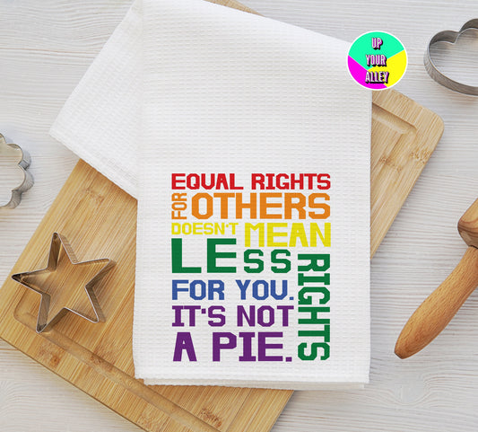 Equal Rights Tea Towel l Home Accessories l LGBTQ l Equal Rights
