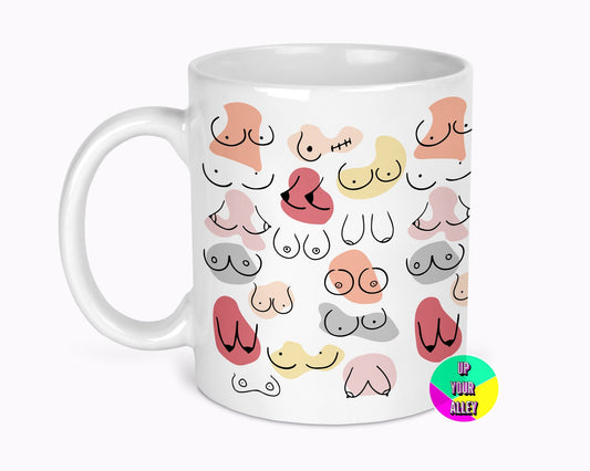 Boob Print Mug l Breastfeeding l Feminist l Body Positivity