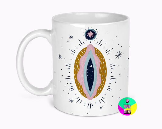Vulva Print 11oz Mug Vagina Feminist Feminism Gift