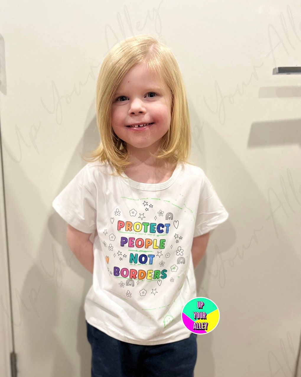 Power To The People Colour Your Own T-shirt l Children's Tshirt l Social Justice l Human Rights