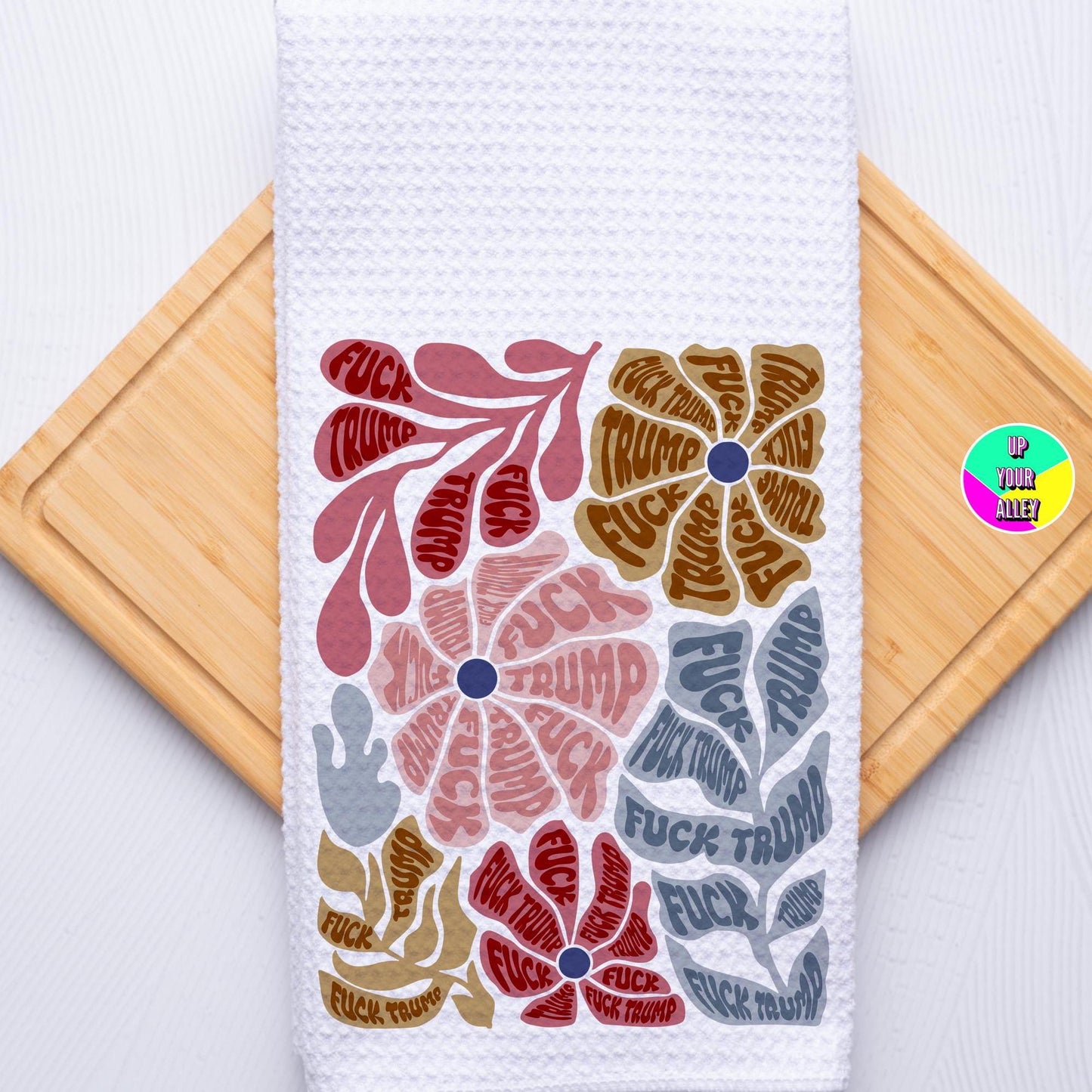 Fuck Trump Tea Towel l Home Accessories l Feminist l Human Rights l Womens Rights l Anti Fascism l Trump l Musk