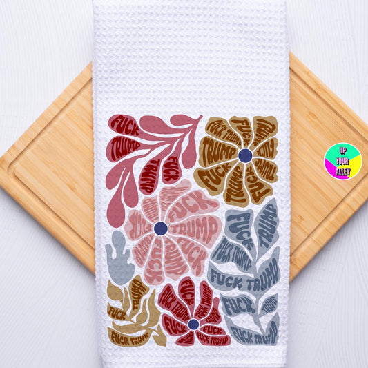 Fuck Trump Tea Towel l Home Accessories l Feminist l Human Rights l Womens Rights l Anti Fascism l Trump l Musk