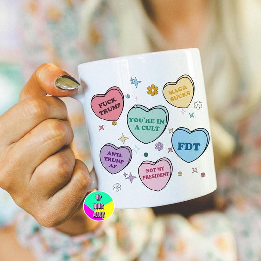 Fuck Donald Trump Mug l Human Rights l Speak Up l Use Your Voice l Democracy l Politics l Anti MAGA