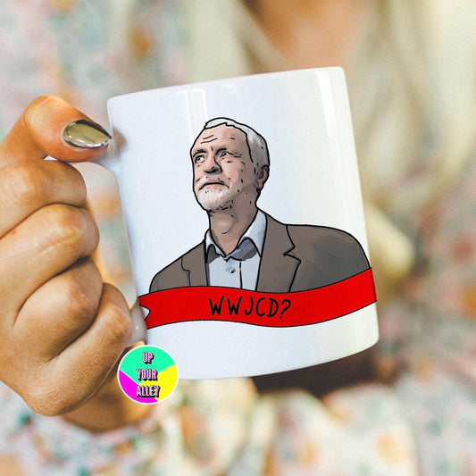 WWJCD? Jeremy Corbyn Mug l Human Rights l Speak Up l Use Your Voice l Democracy l Politics l Socialist