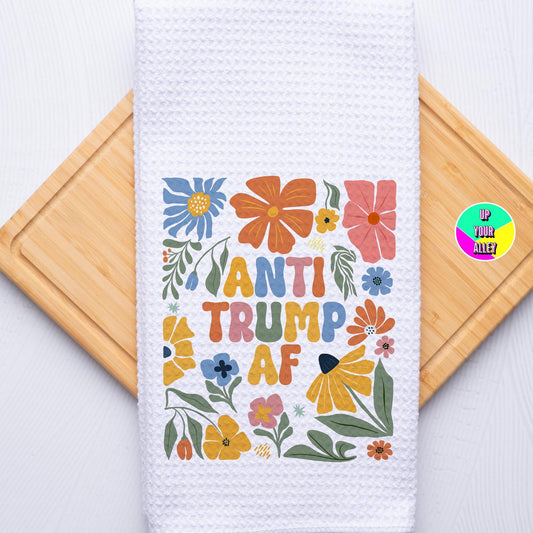 Fuck Trump Tea Towel l Home Accessories l Feminist l Human Rights l Womens Rights l Anti Fascism l Trump l Musk