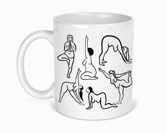 Yoga Pose Feminist Body Positive 11oz Mug